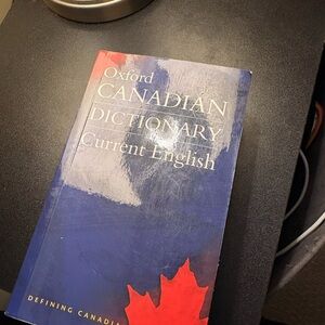 Oxford University Press Dictionary with Blue and Red Cover